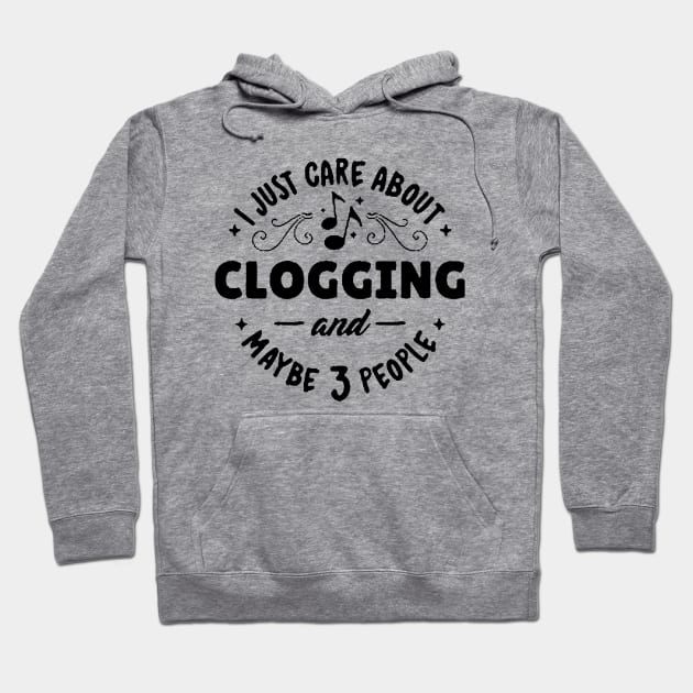 Clog Care BLK Hoodie by DWHT71